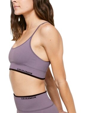 Lulu Seamless Unpadded Bralette - Iconic Sweat Bra - Size 10